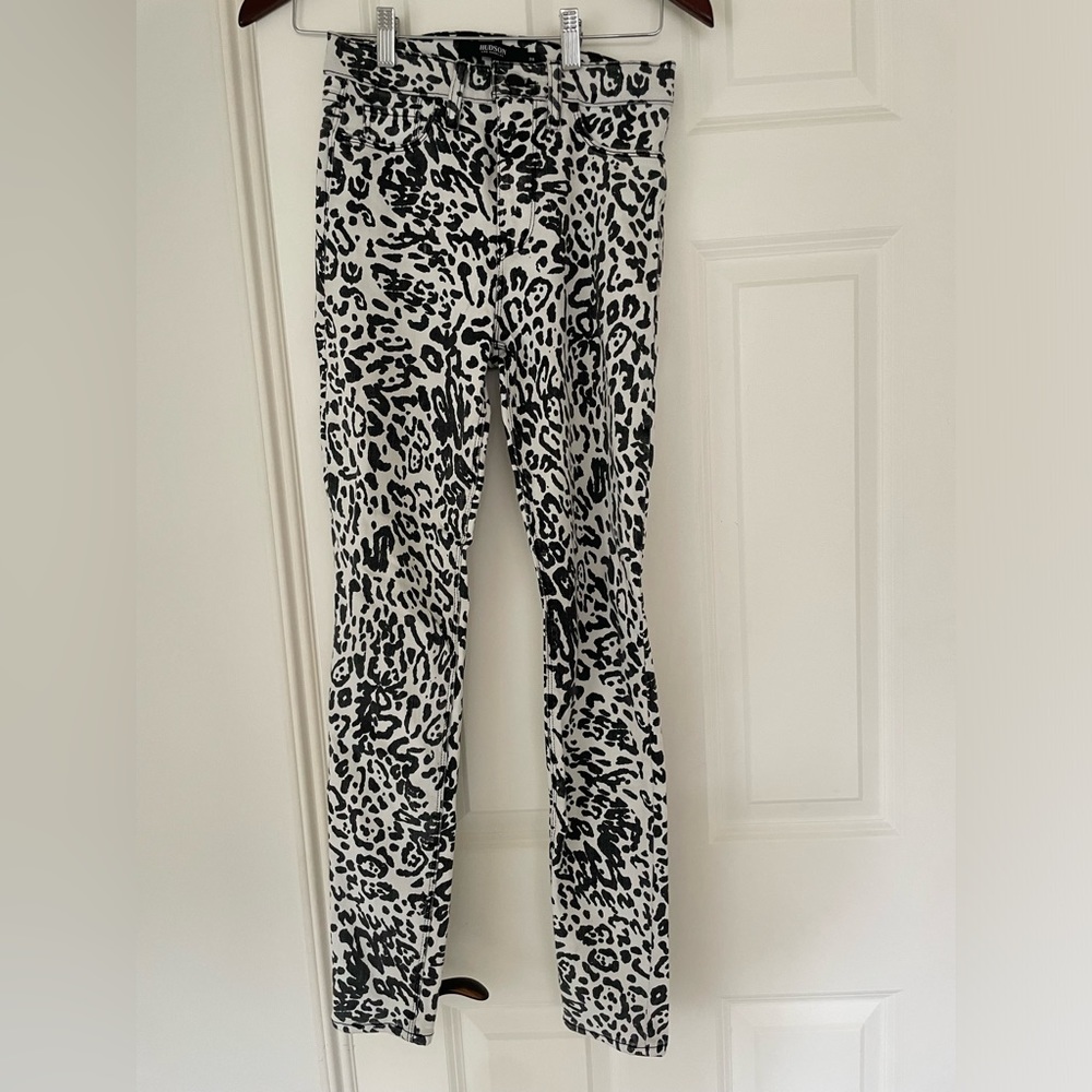 Hudson Cheetah Print Jeans, Size 26